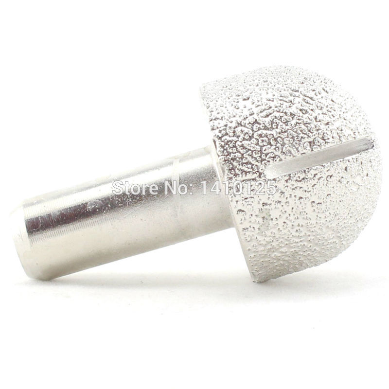 30 mm R 15 Brazed Diamond Profile Wheel BALL ROUND NOSE Router Bit Mounter