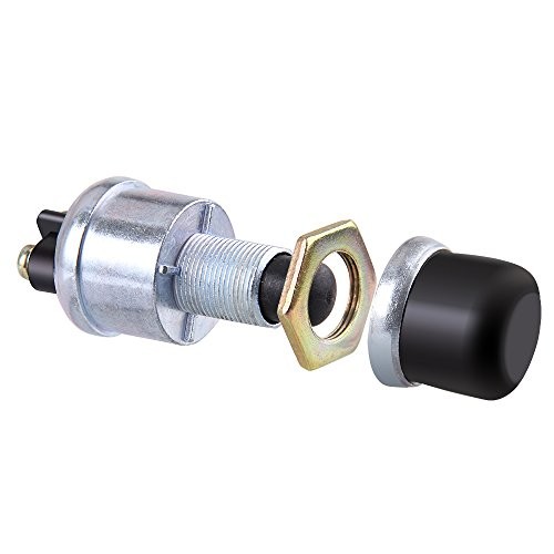 Push Button Starter Switch 12V 20A, Waterproof Momentary Start Switch for Car