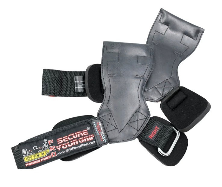 Grip Power Pads, Heavy Duty, Black,, sz M