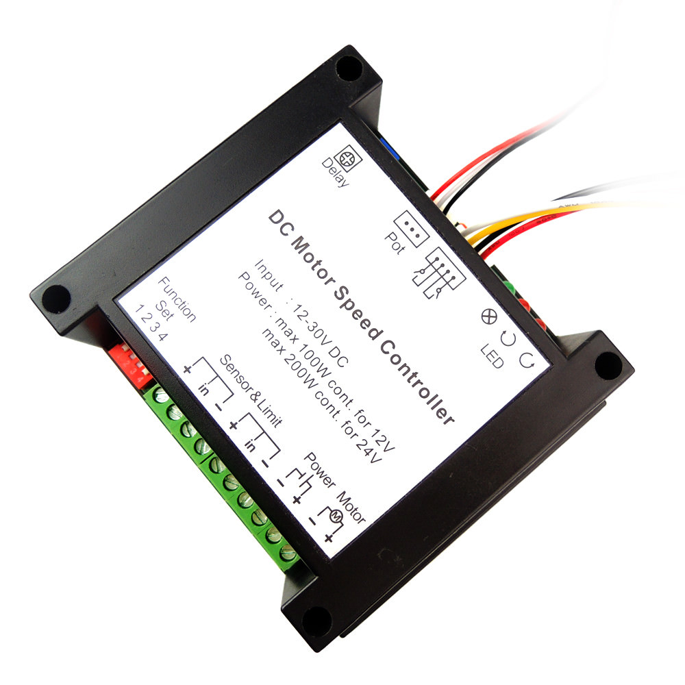 12-30V 200W DC Motor Speed Controller PWM HHO RC Linear Governor Remote Control