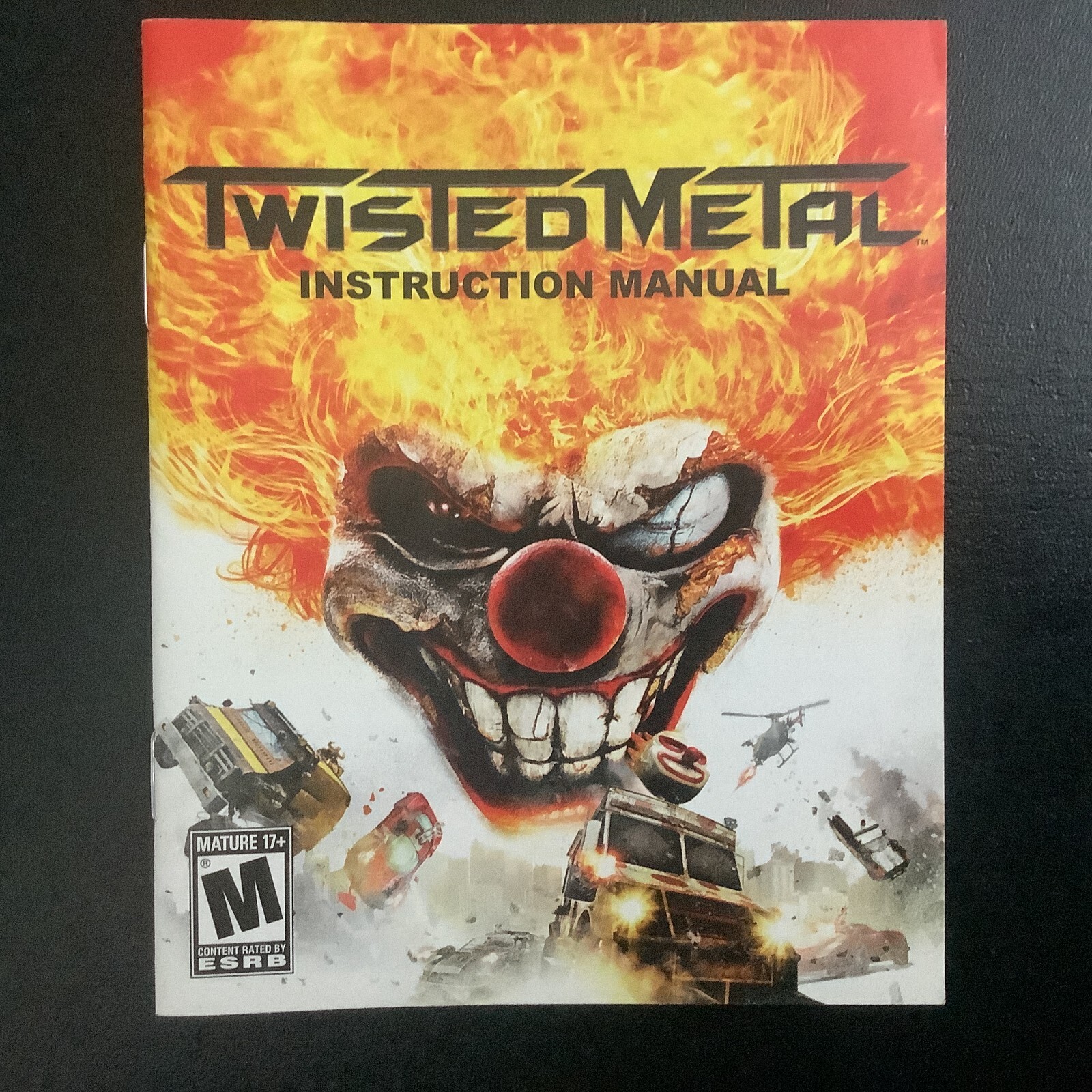 Twisted Metal PS3 PlayStation 3 Instruction Manual Only