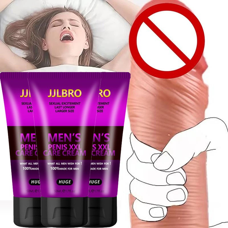 3Pcs Huge Men's XXL Cream Big & Thick Growth Faster Male Massage Enlargement Gel