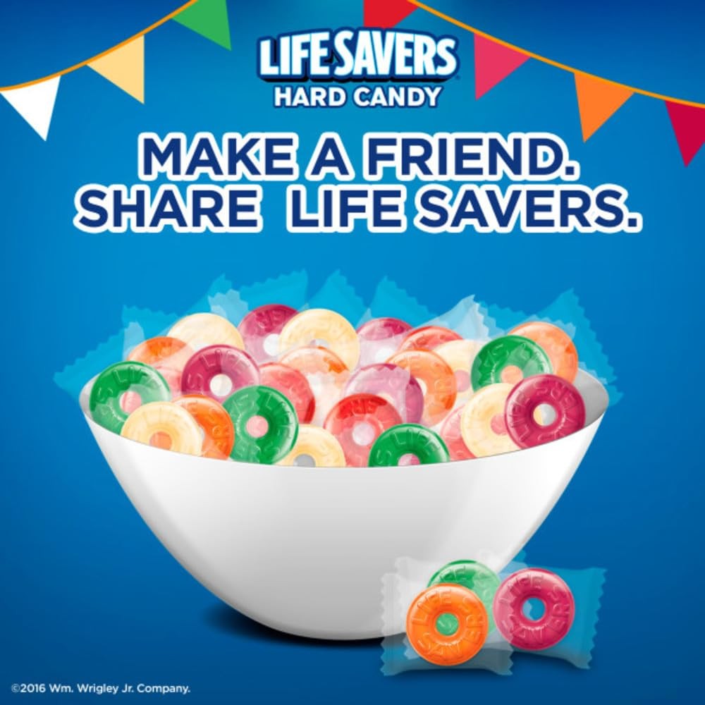 Hard Candy 5 Flavors Bag 6.25 oz Lifesavers
