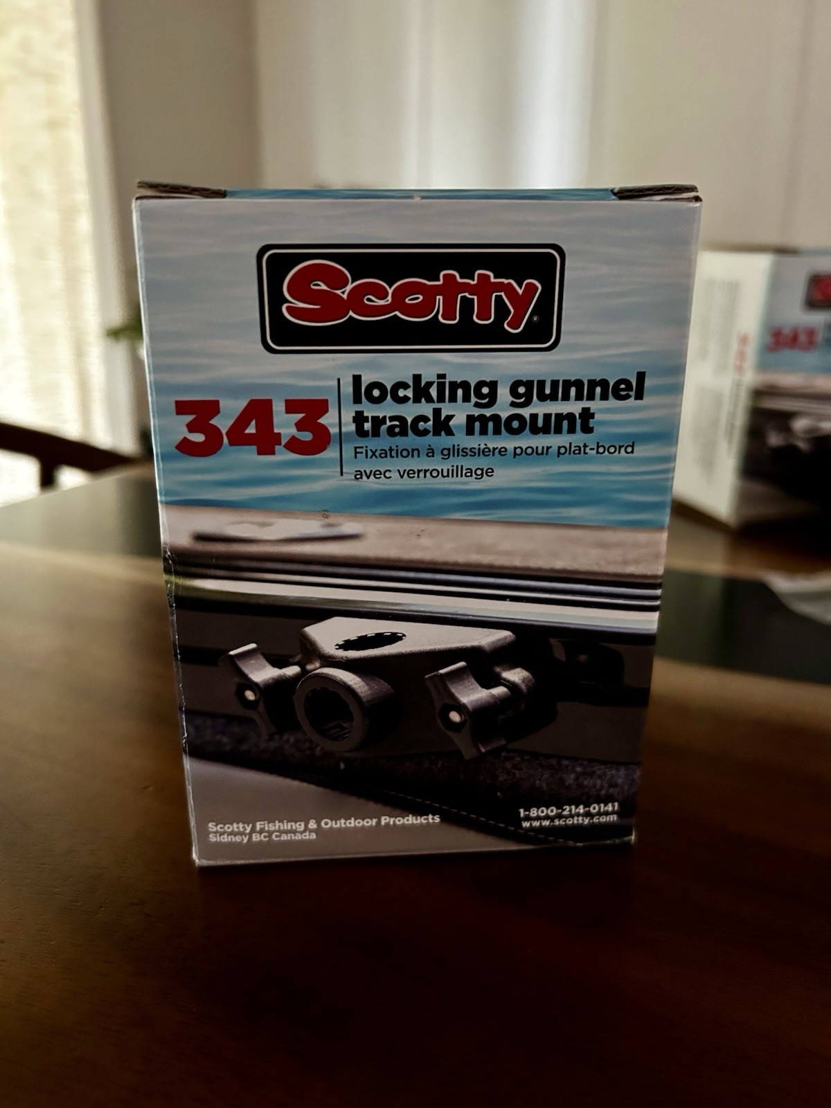 Scotty #343 Gunnel Mount unused New In Box Made In Canada