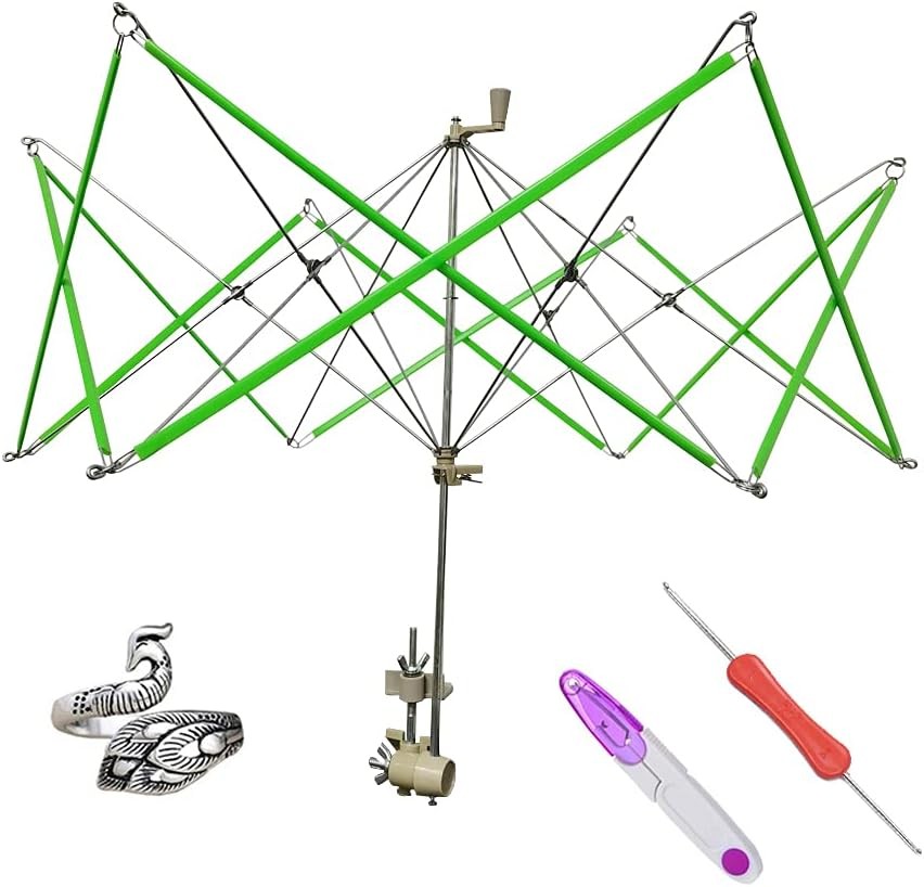 Yarn Swift Winder Ball Knitting Holder for Skeins + 1...