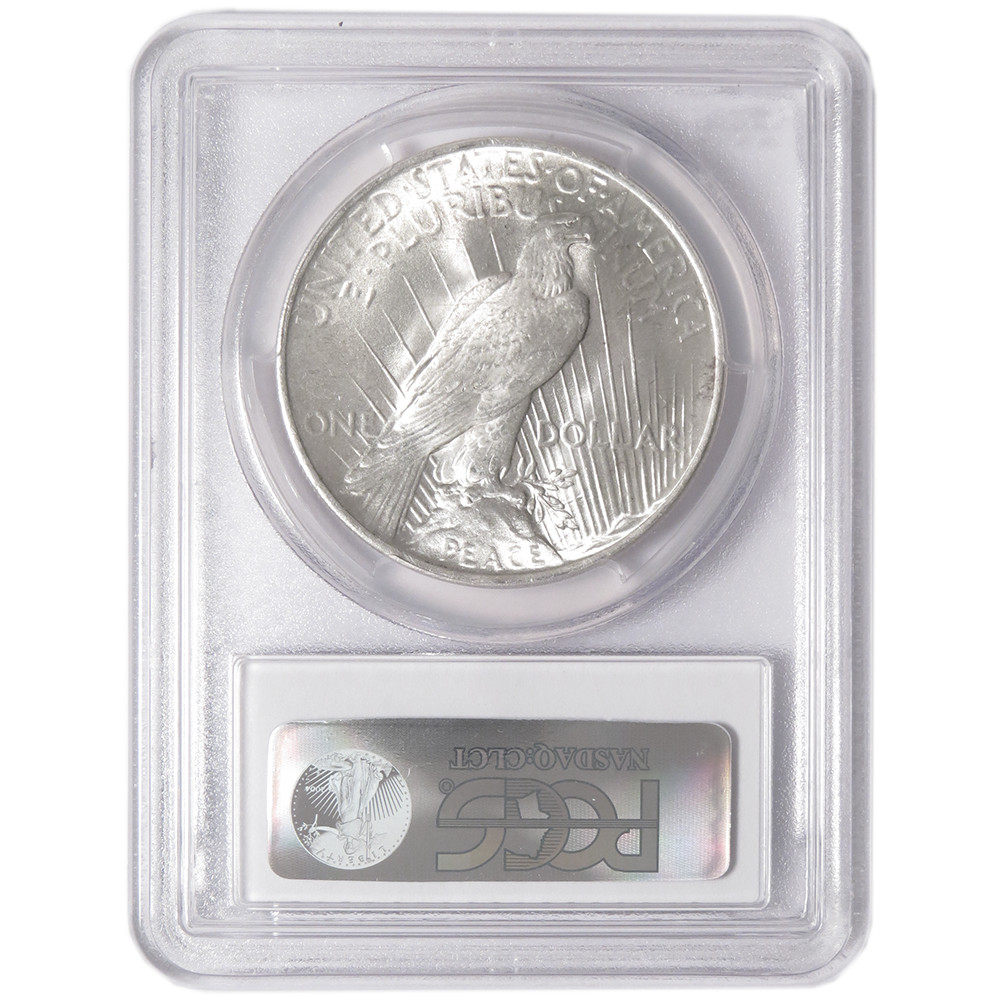 1922 $1 Peace Silver Dollar PCGS MS64