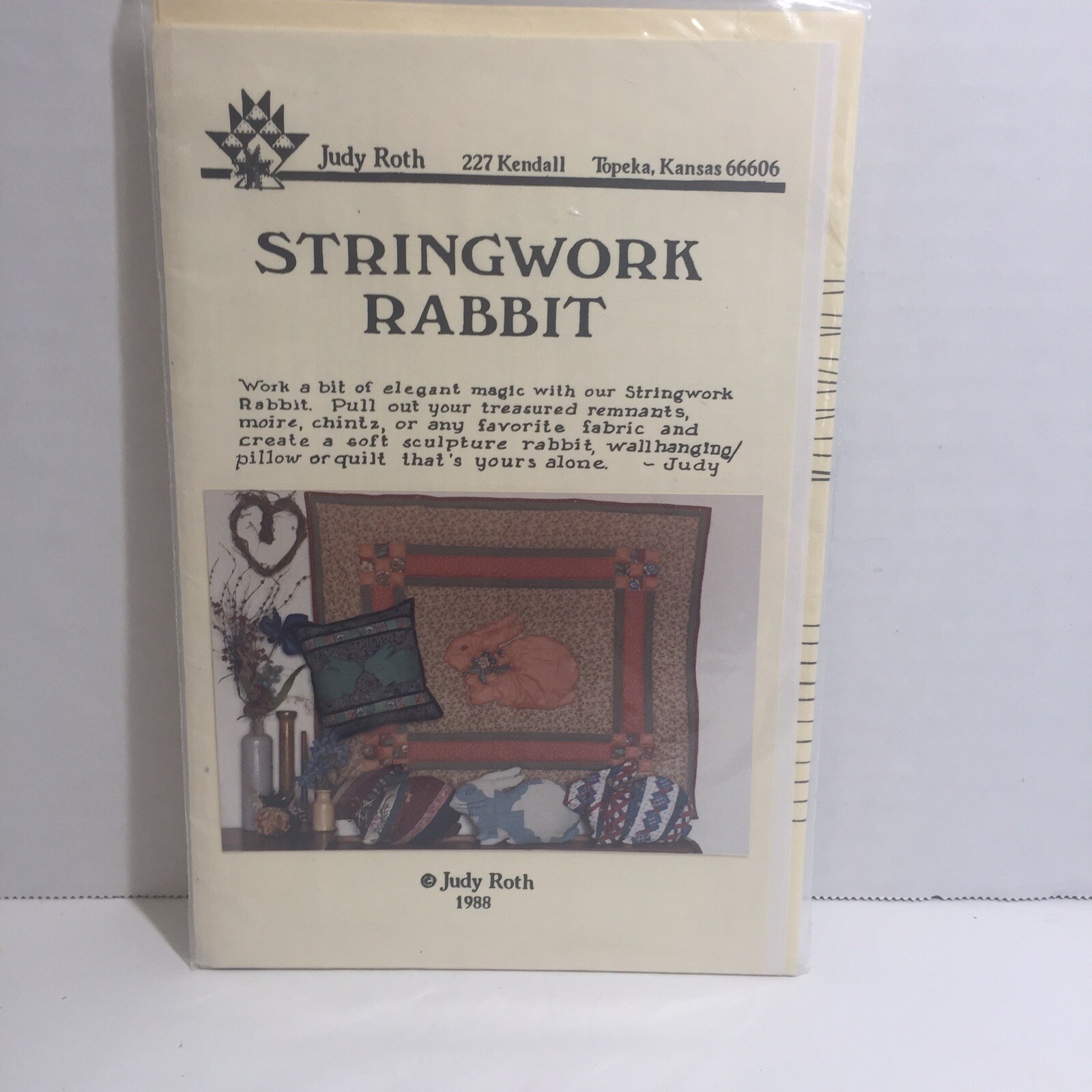 Stringwork Rabbit Quilt Pattern Judy Roth