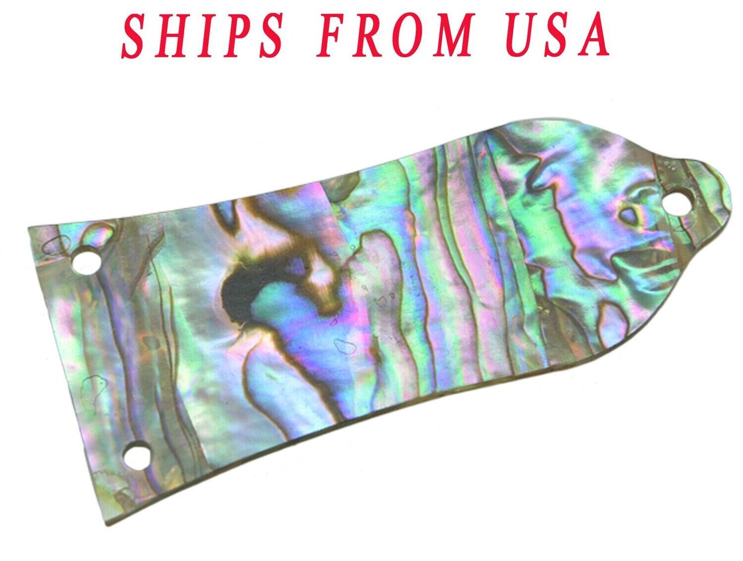 Custom Natural Pure Abalone Shell Guitar Truss Rod Covers Fit Epihpone LP