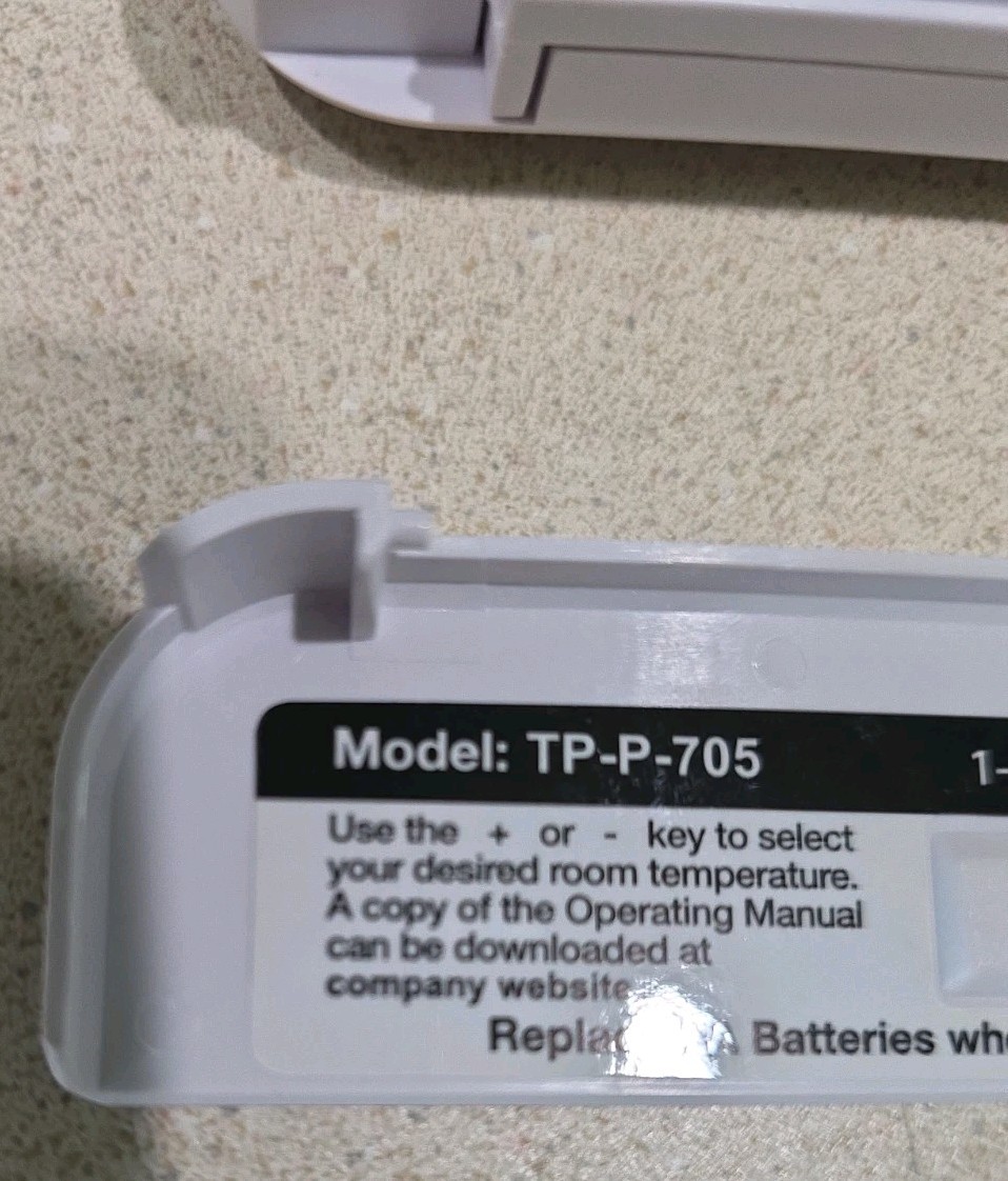 VIVE COMFORT TP-P-705 Programmable Thermostat Single Stage TESTED