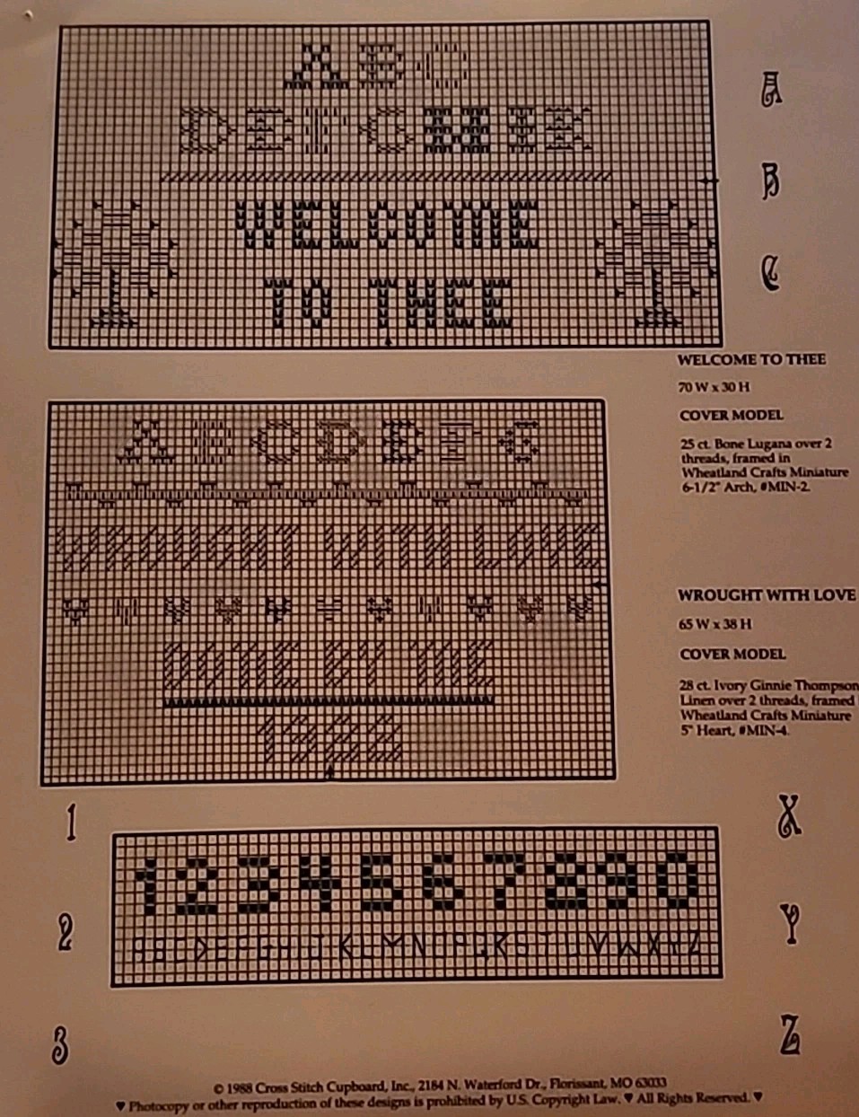 Cross Stitch Cupboard Sampler Littler Bits Cross Sticth Chart Design