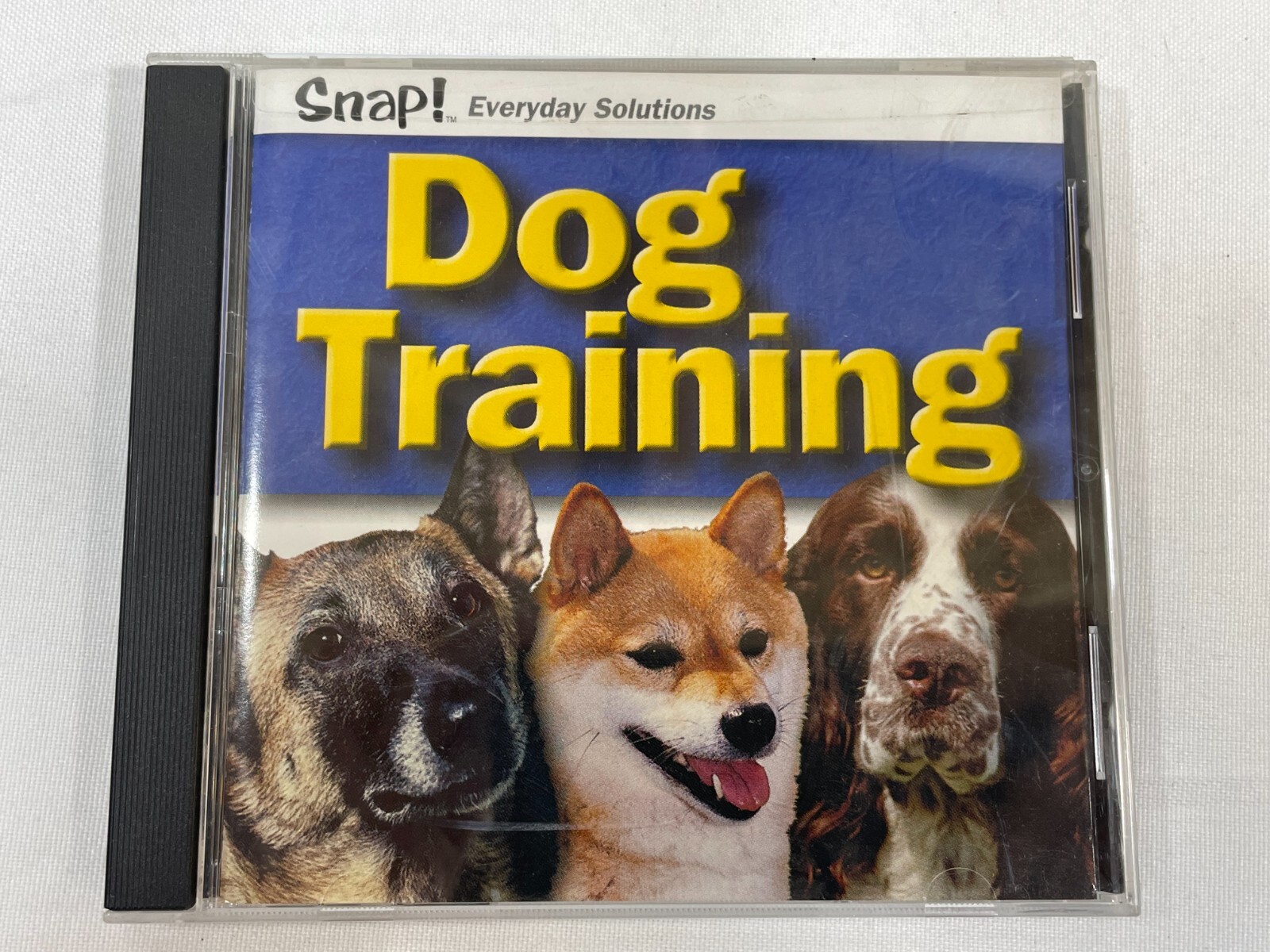 Vintage 2001 Snap! Everyday Solutions DOG TRAINING IBM/PC Software CD-ROM SEALED