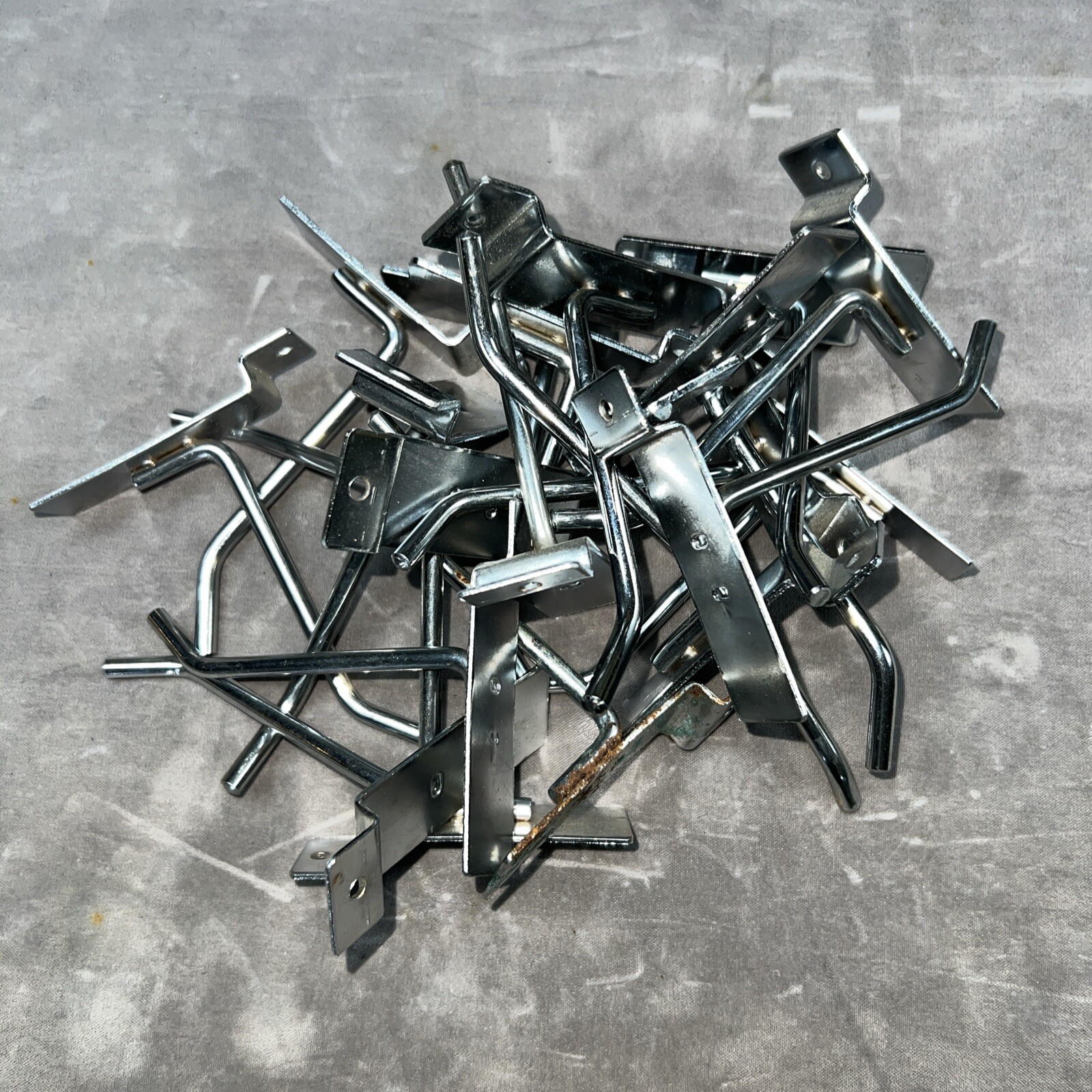 4inch Slatwall Hooks Lit Of 20 Chrome