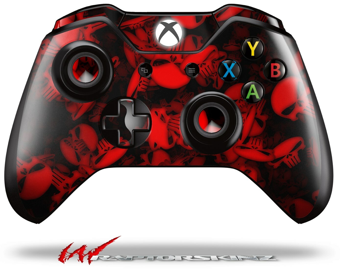 Skulls Confetti Red Skin for XBOX One Controller