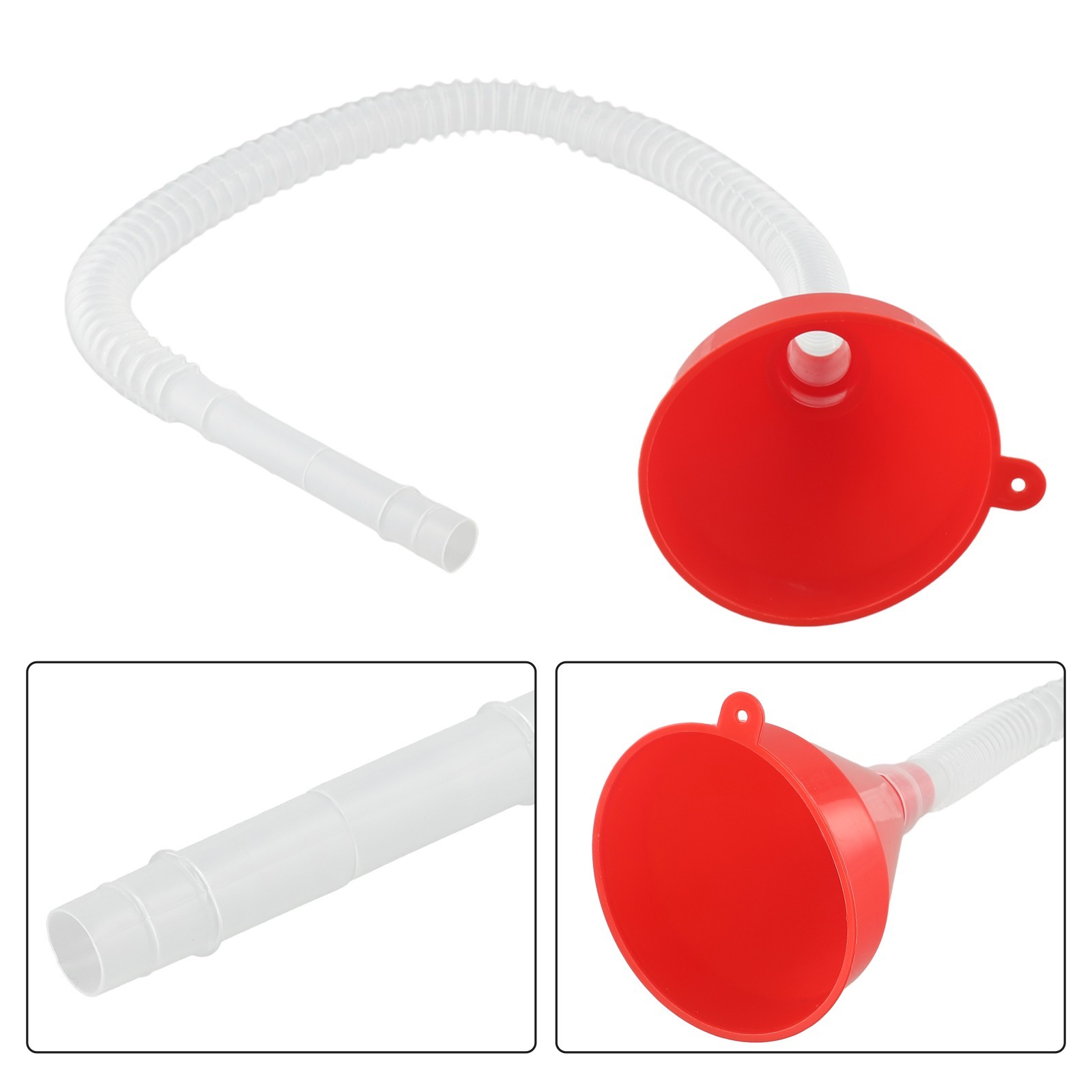 Suitable for Car Motorcycle and Tool Maintenance Detachable Hose Funnel