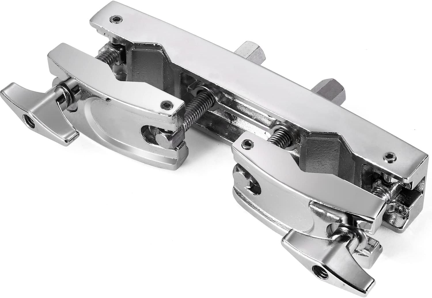 Adjustable Drum Multi-Clamp - Secure, Lightweight Holder for Cymbals & Toms