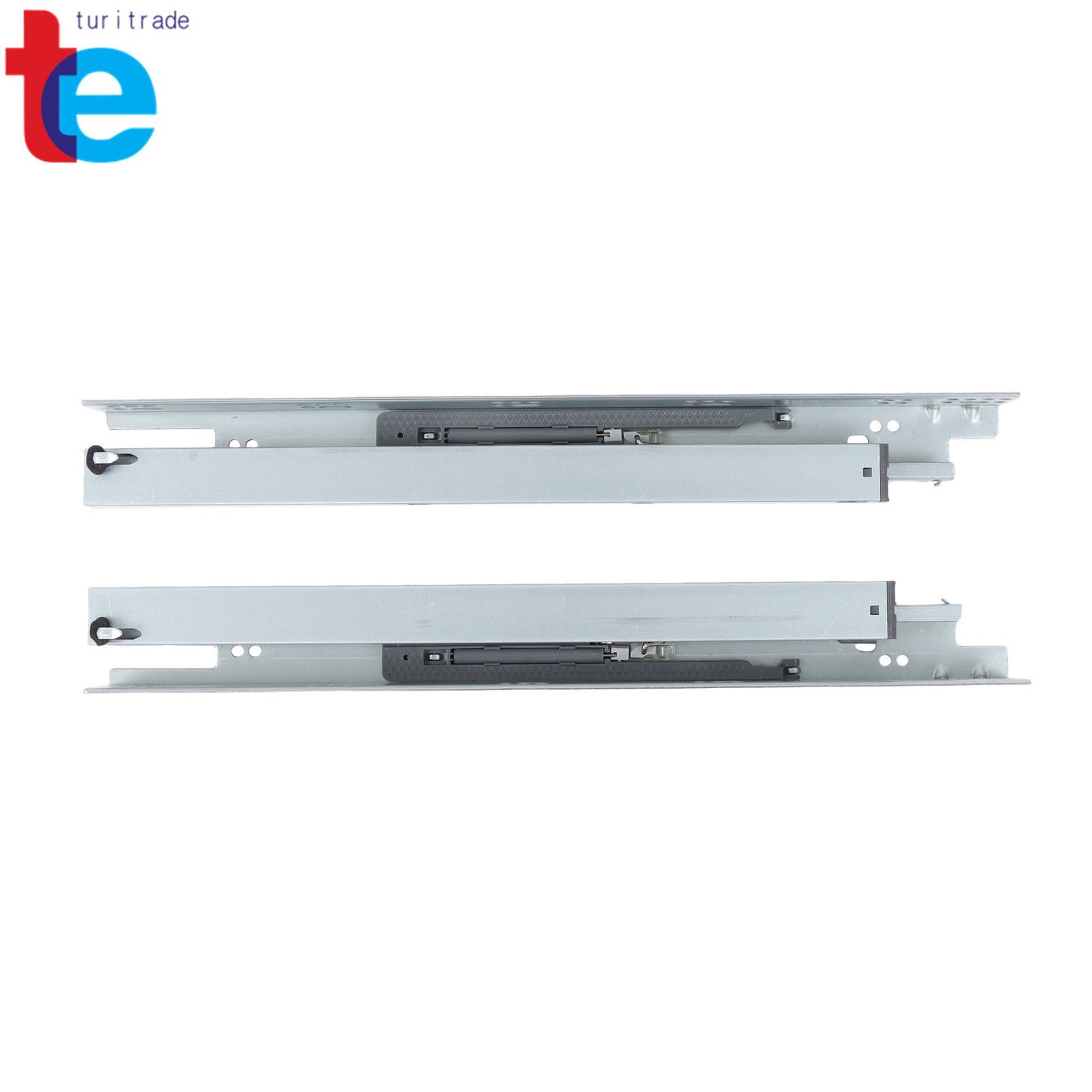 Concealed Undermount Drawer Runners 18" Soft Close with Mounting Screws