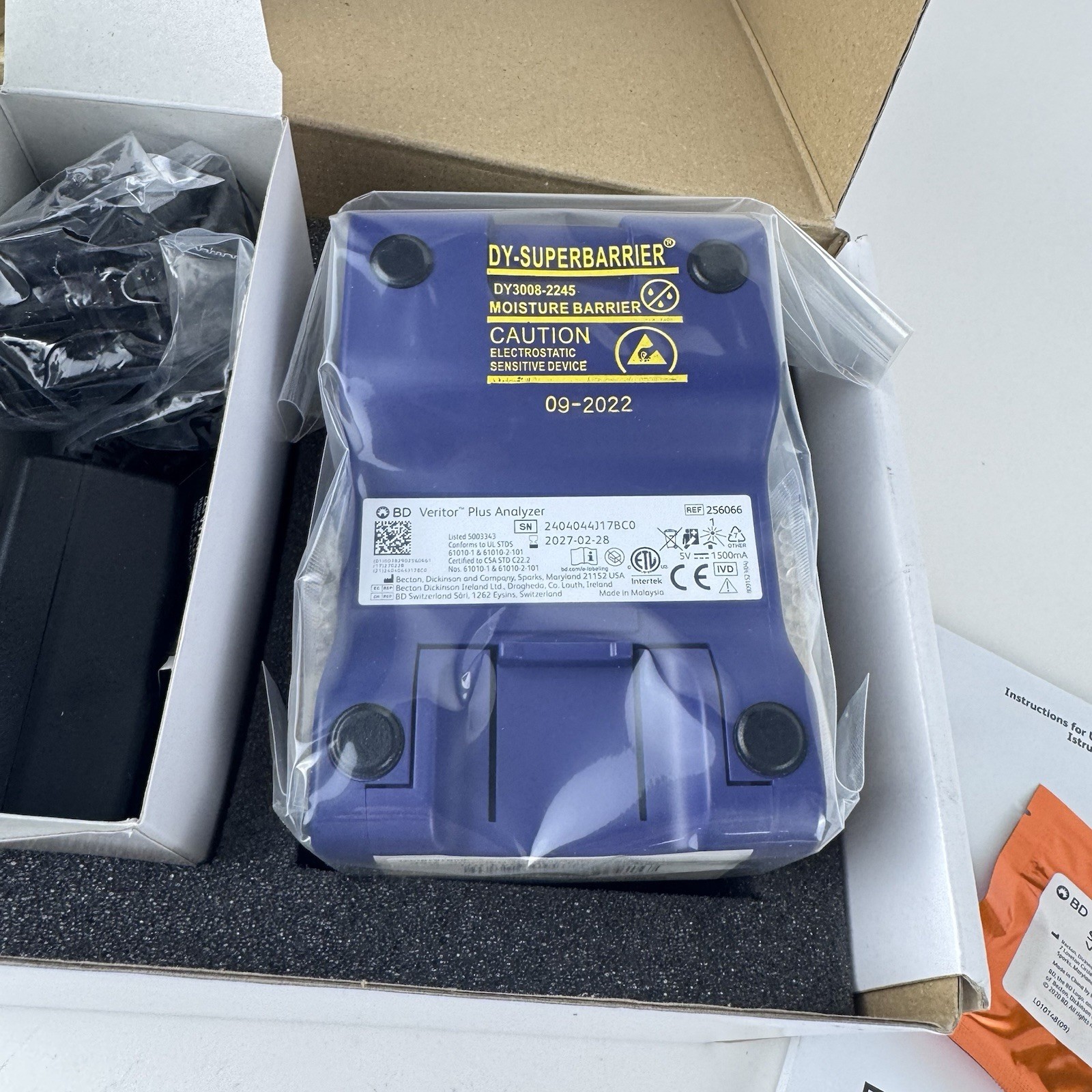 BD Veritor Plus REF 256066 EXP 2027