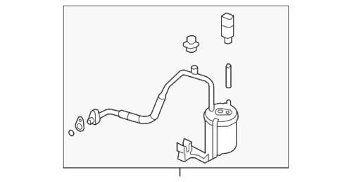 Genuine Ford Mercury 2008 Escape Mariner AC Receiver Drier Assembly 8L8Z19C836C