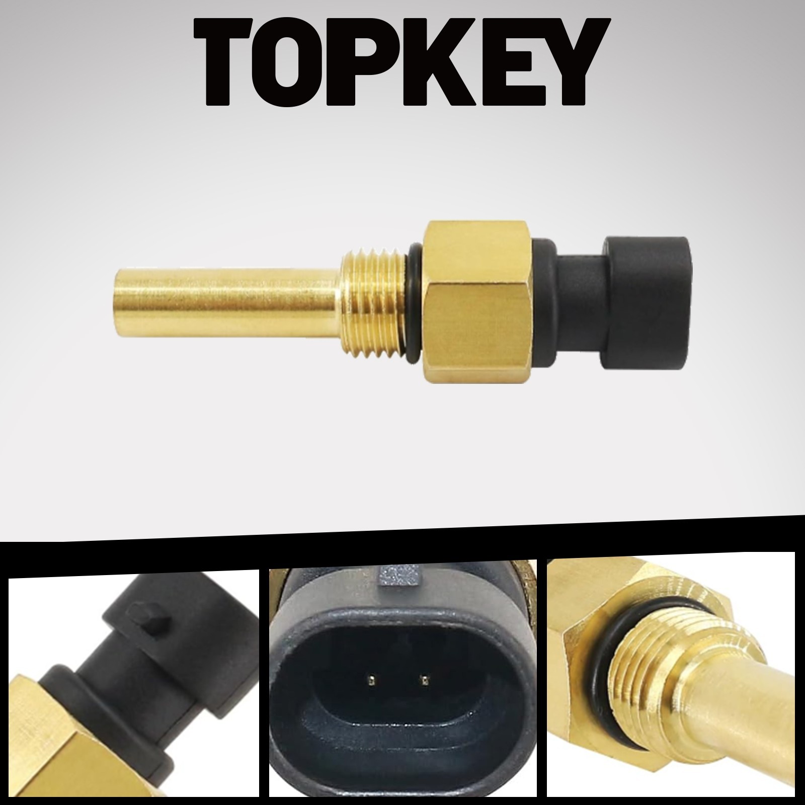 Topkey Replacement Hydraulic Pressure Sensor 6718417 for Bobcat Loaders