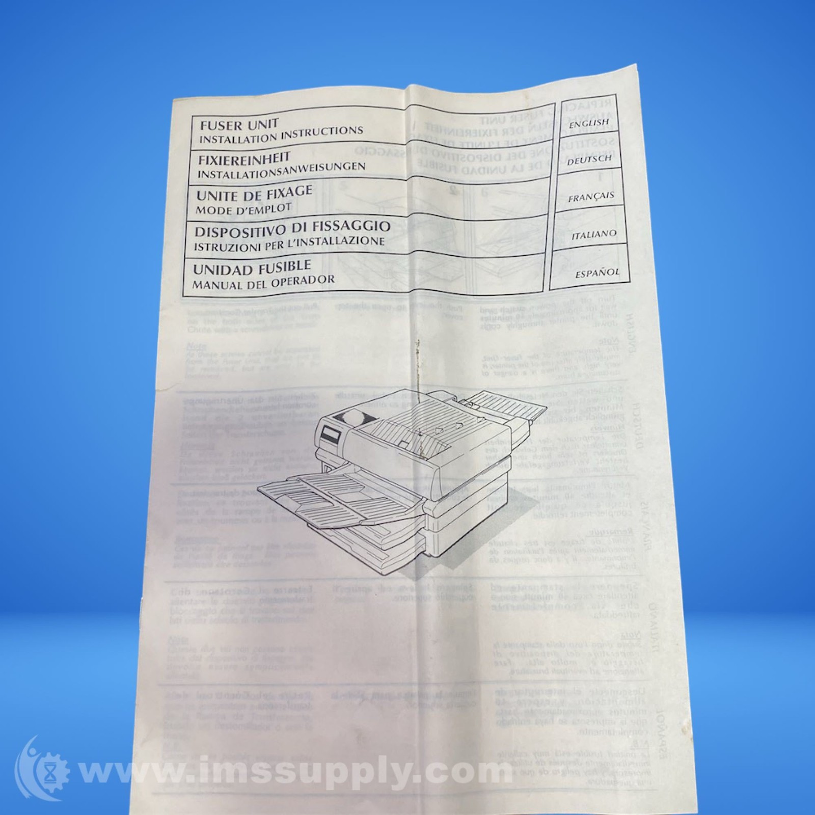 Laser Printer Fuser 0724