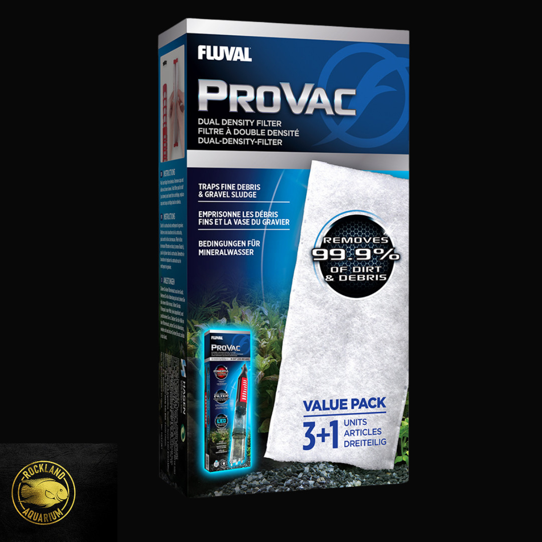 2x Fluval ProVac Dual Density Filter Pads – 4 Pack (11078) – Genuine Replacement