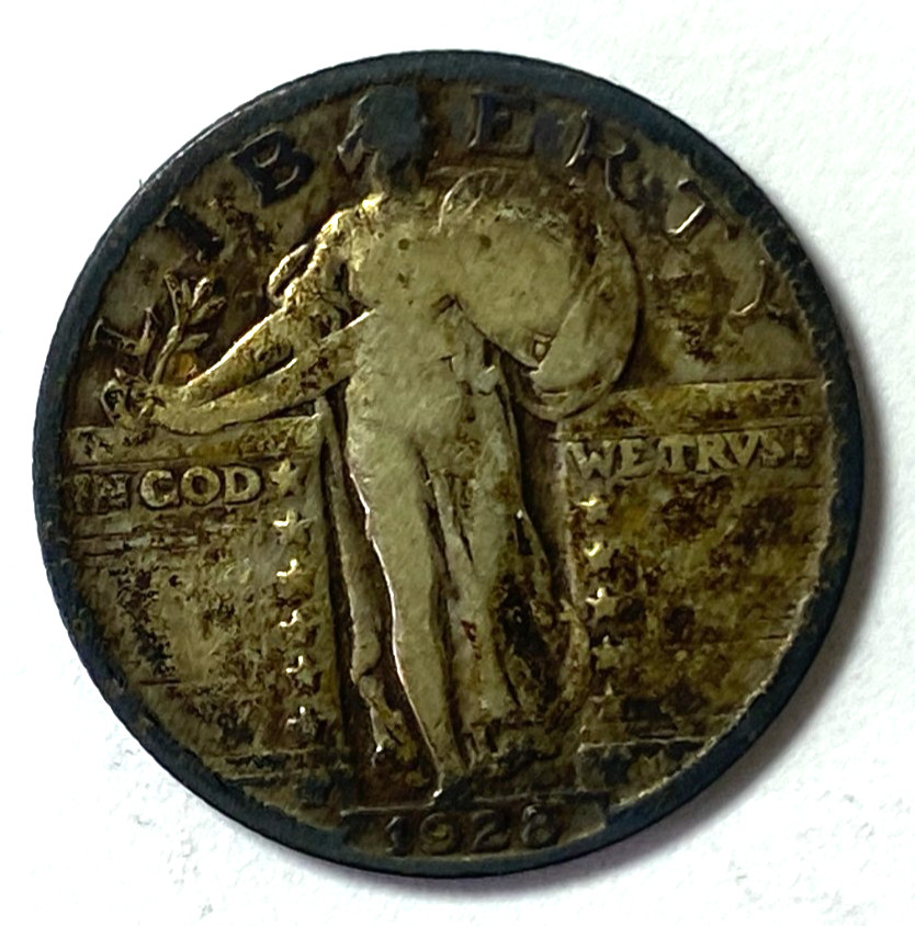 1928 25c Standing Liberty Silver Quarter Philadelphia