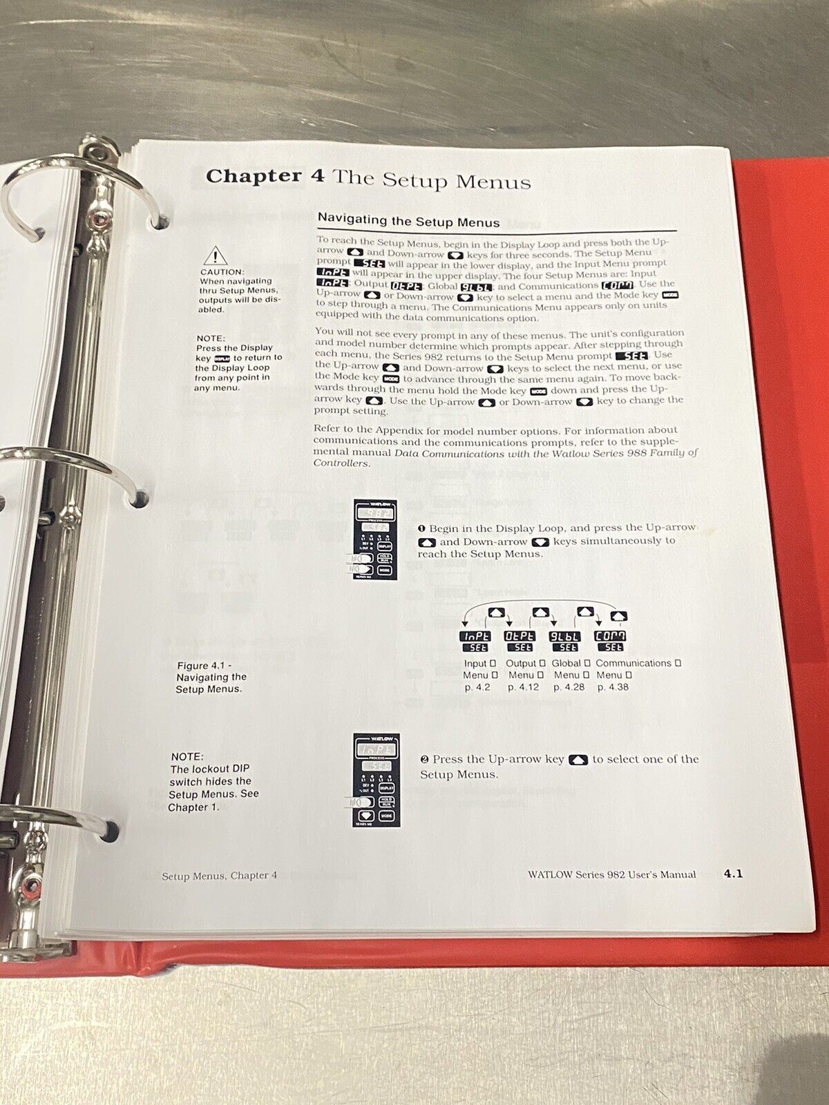 Watlow 982 DIN Microprocessor-based Ramping Controller - Users Guide / Manuals