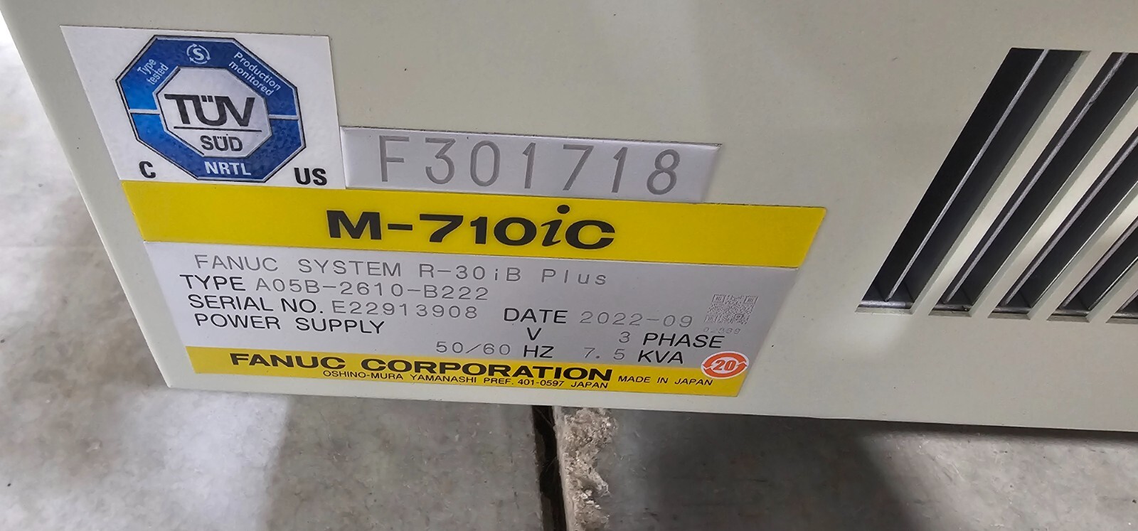 Fanuc M-710iC/45M Six Axis Multipurpose Robot Compact Long Arm