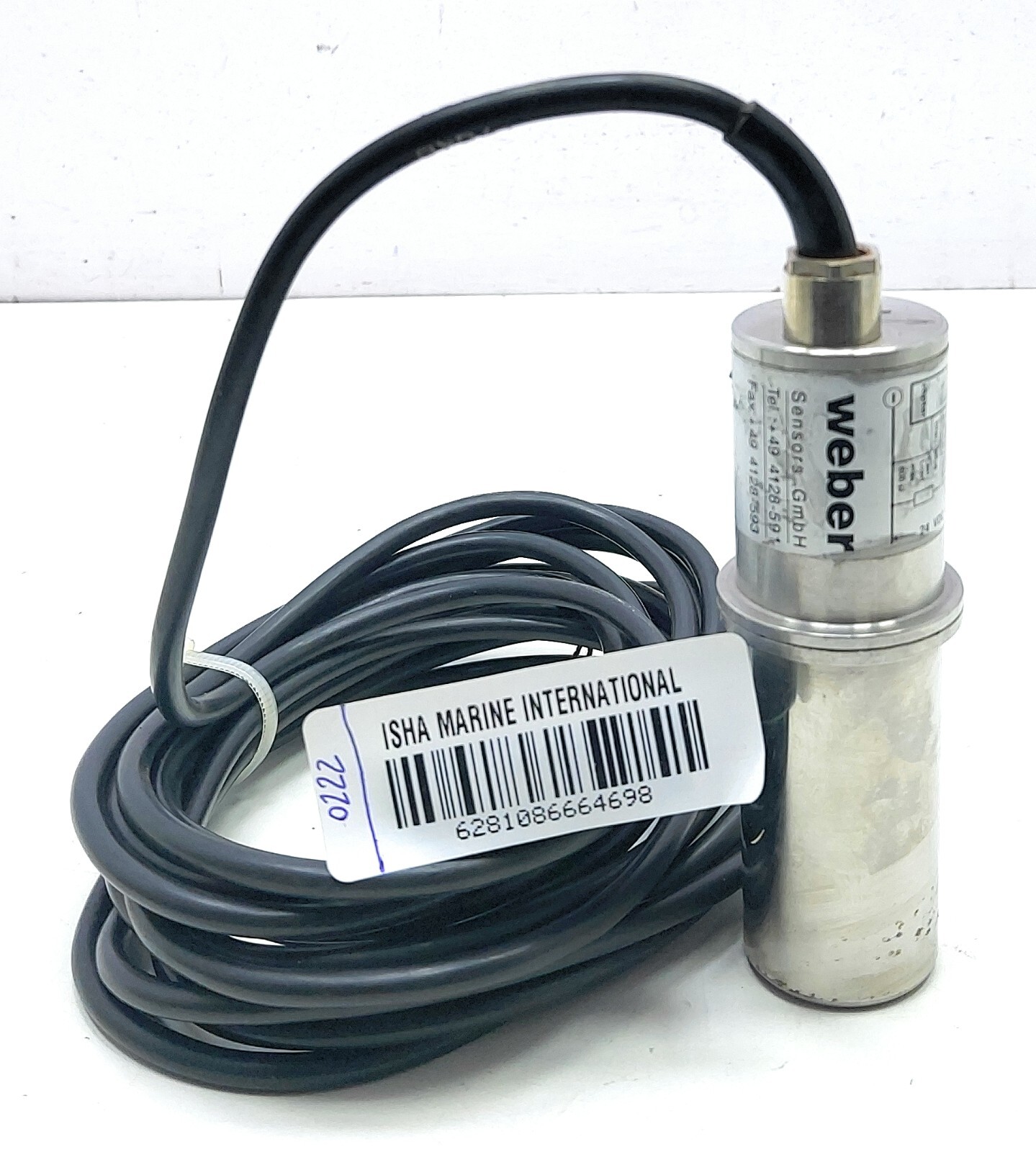 Weber Sensors 4114.30 Flow-Captor Industrial Sensor 0222