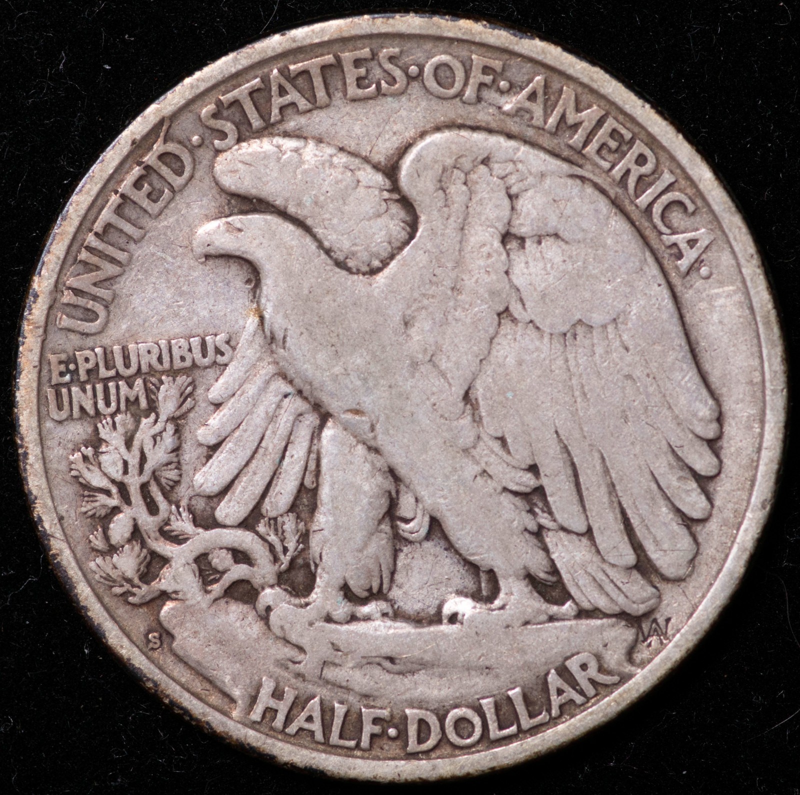 1927-S WALKING LIBERTY HALF DOLLAR