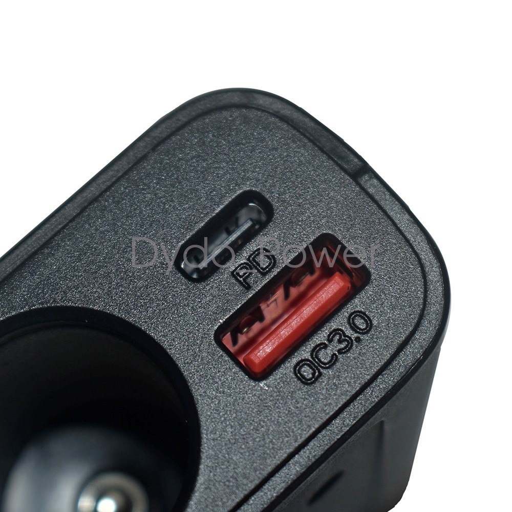 3 Way Car cigarette Lighter Socket Splitter USB Fast Charger Power Adapter 12V