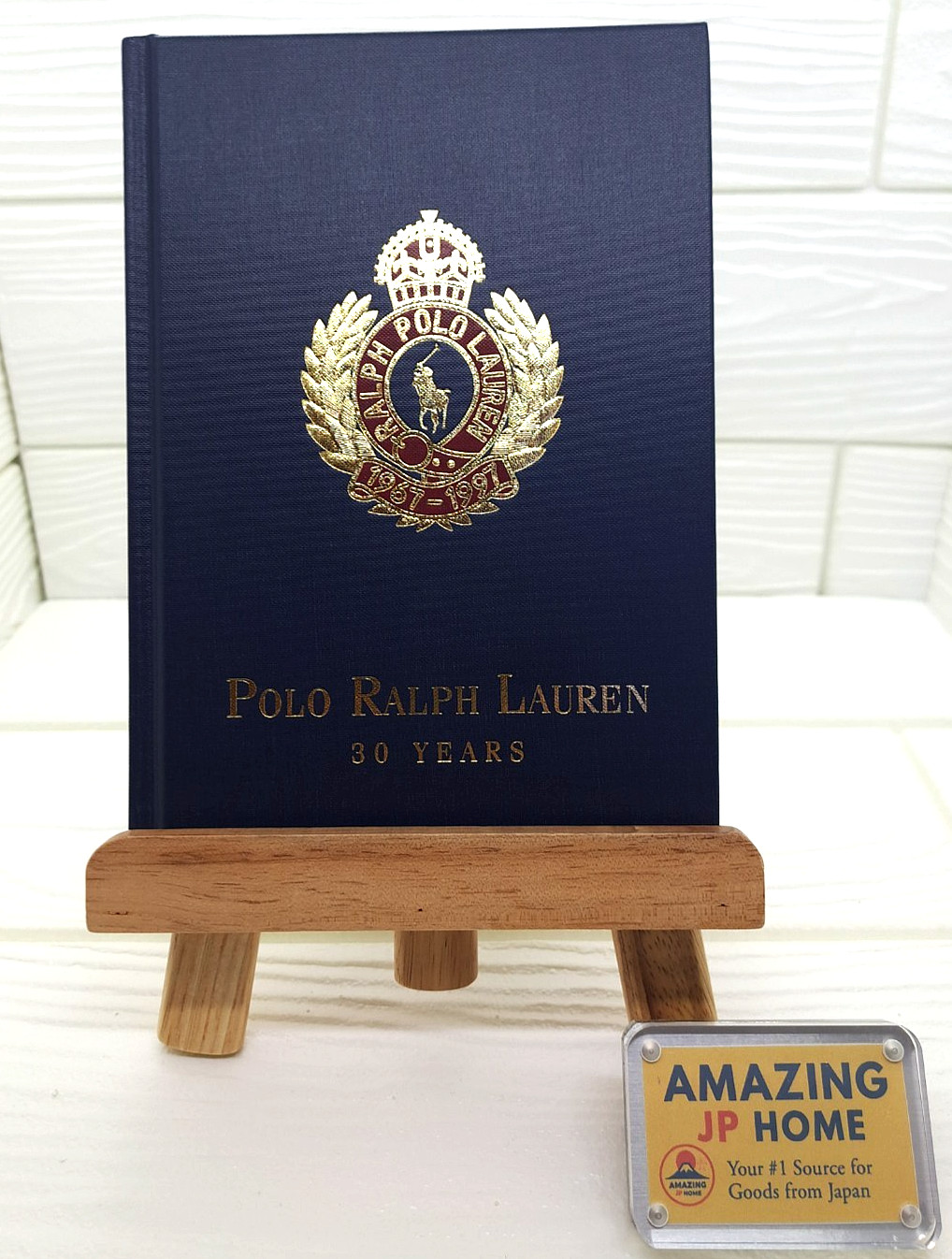 POLO RALPH LAUREN 30 Years Anniversary Notebook Address & Plain Pages Unused
