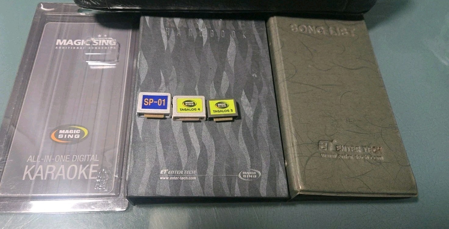 Magic Sing Accessories 3 Cassettes + Manuals, + Bag Read Listing