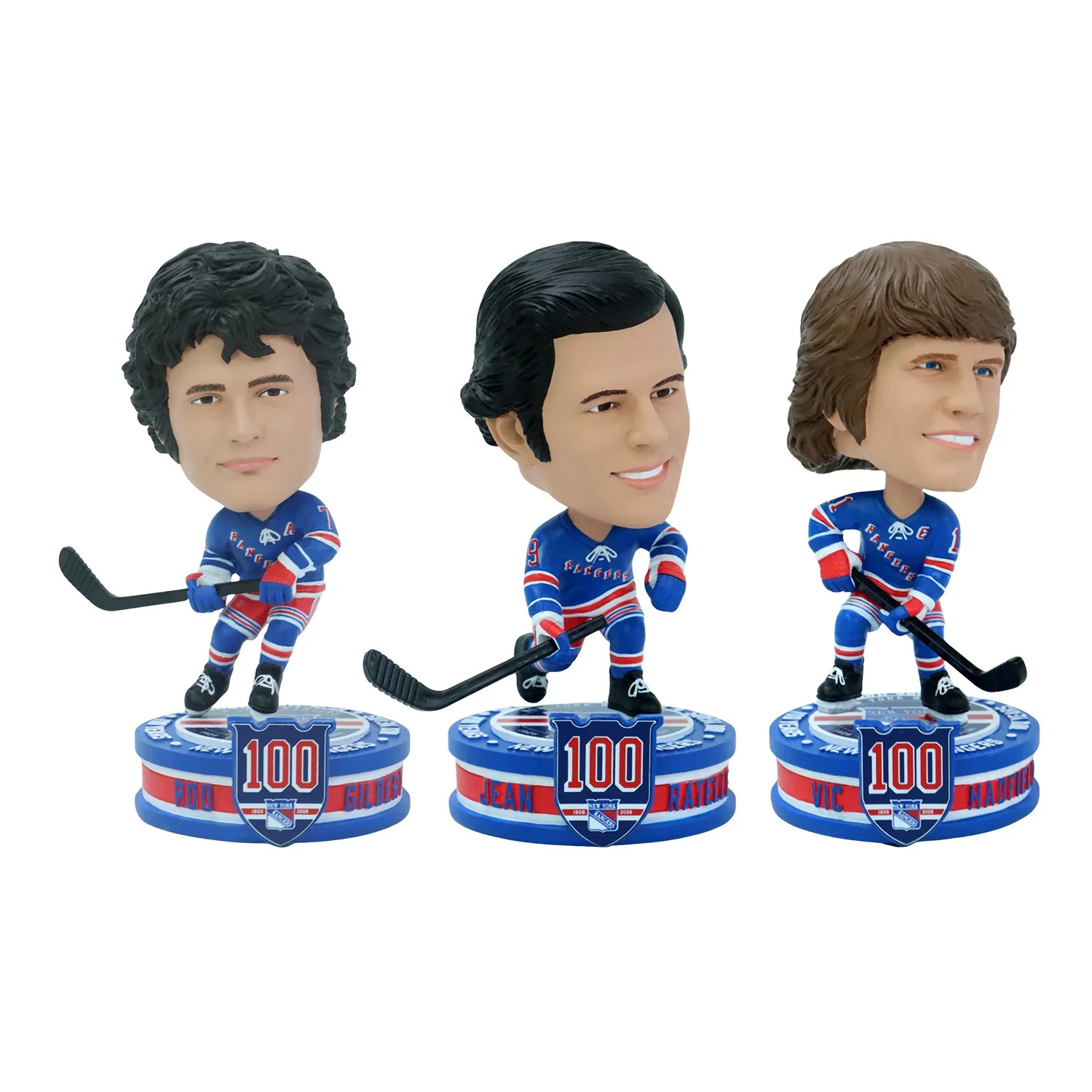 GAG Line - Rod Gilbert jean Ratelle Vic Hadfield NY Rangers Centennial Edition B