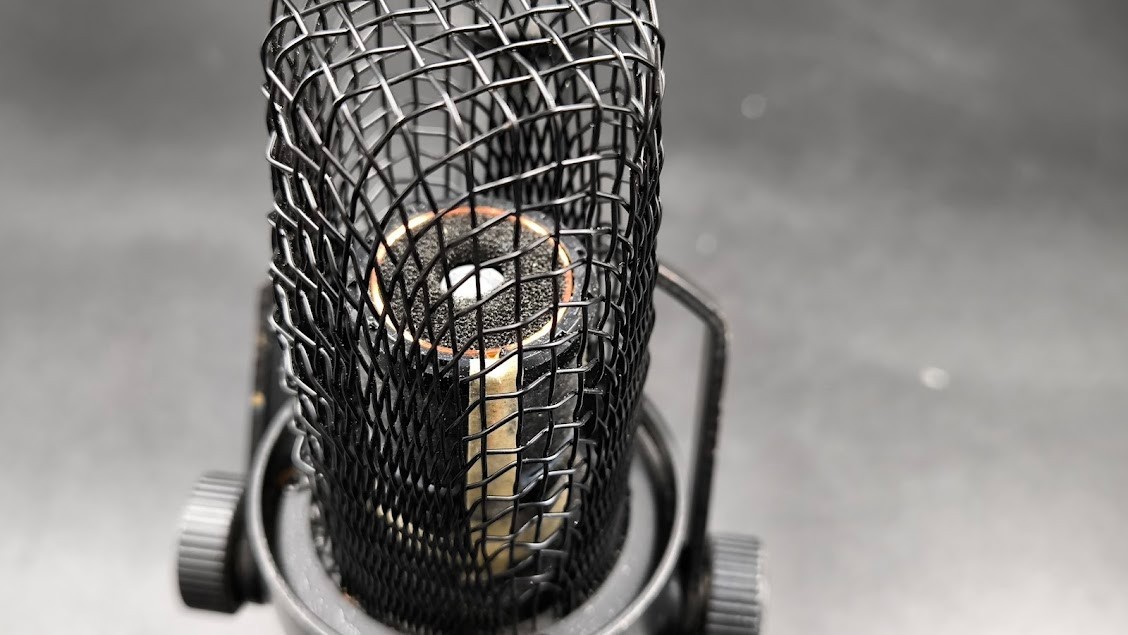 Record MC-82 Microphone Used Working Black