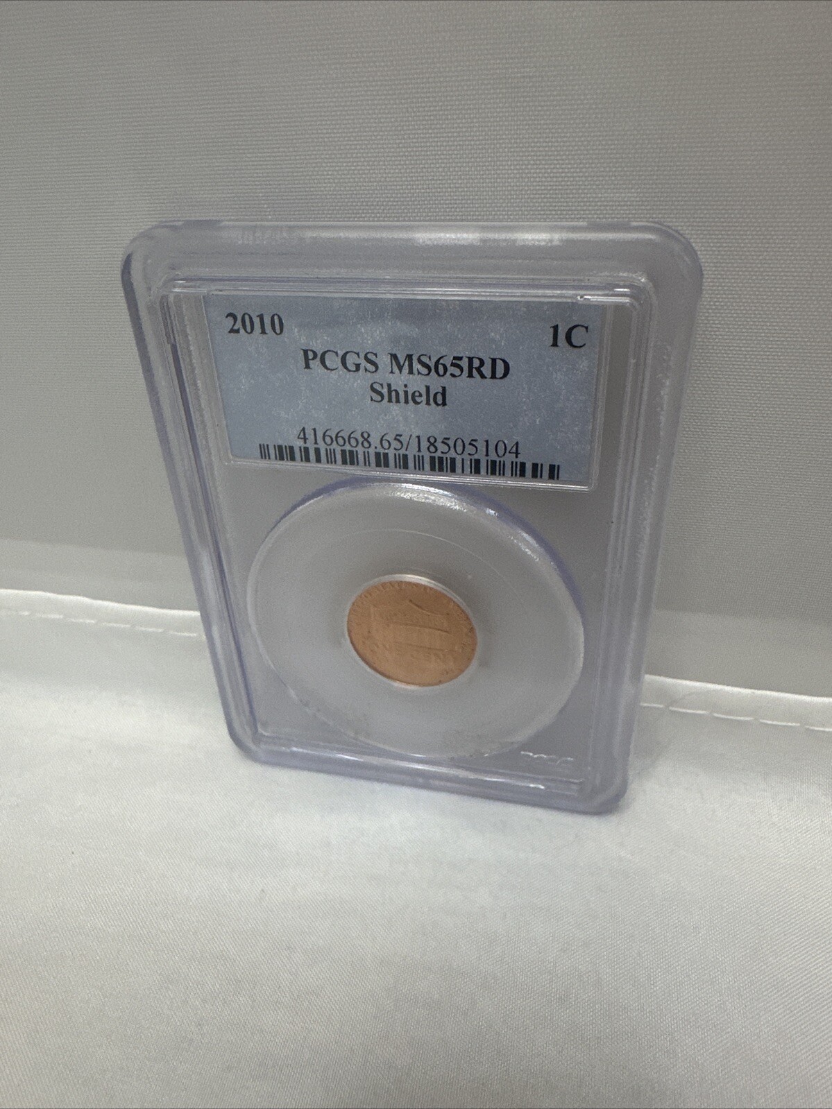 2010 1c Lincoln Shield Cent PCGS MS65RD See