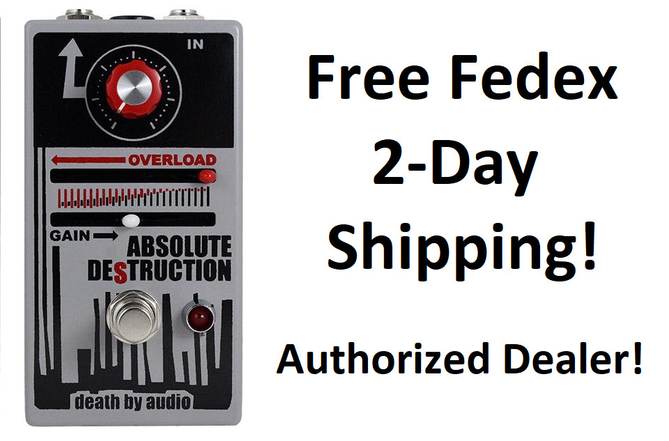 New Death By Audio Absolute Destruction Guitar Effects Pedal