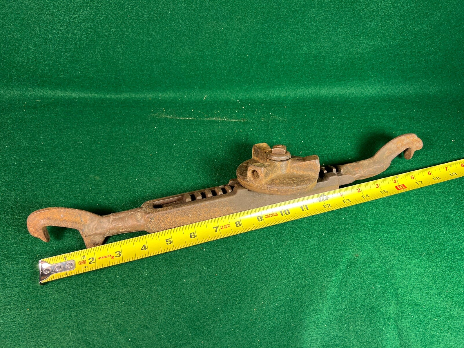 Rare Antique O.F. Smith Push Pull Tool Moline Illinois