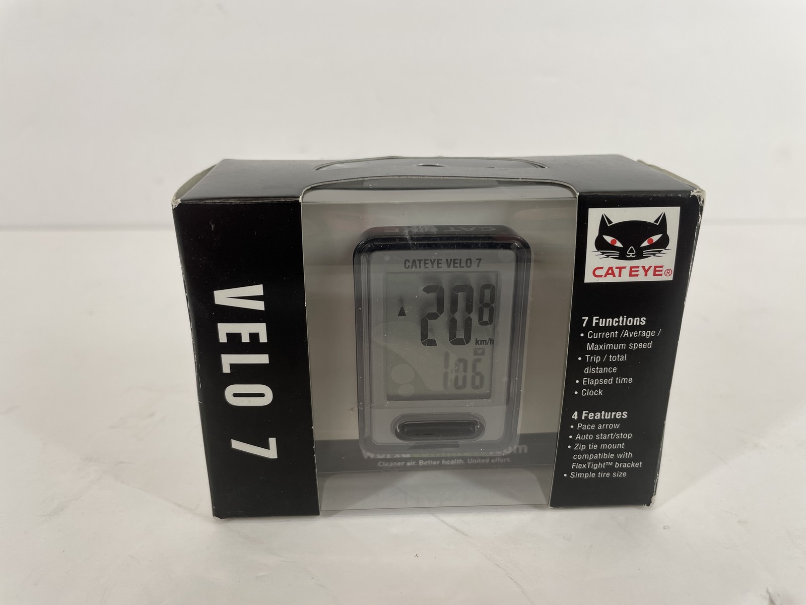 Cateye Velo 7 CC-VL520 Bicycle Computer Cyclocomputer Speedometer New in Box