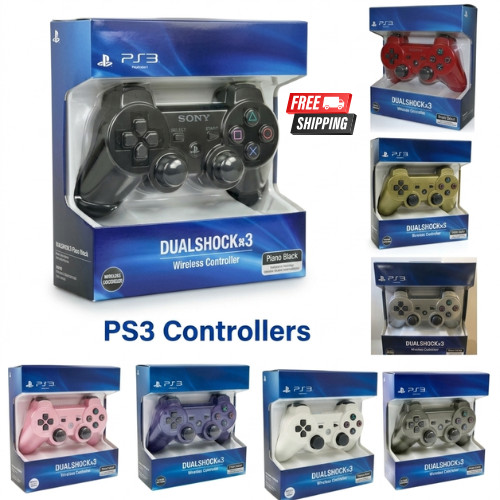 Wireless Bluetooth Gamepad Controller for PS3 PlayStation 3 with Charging Cable