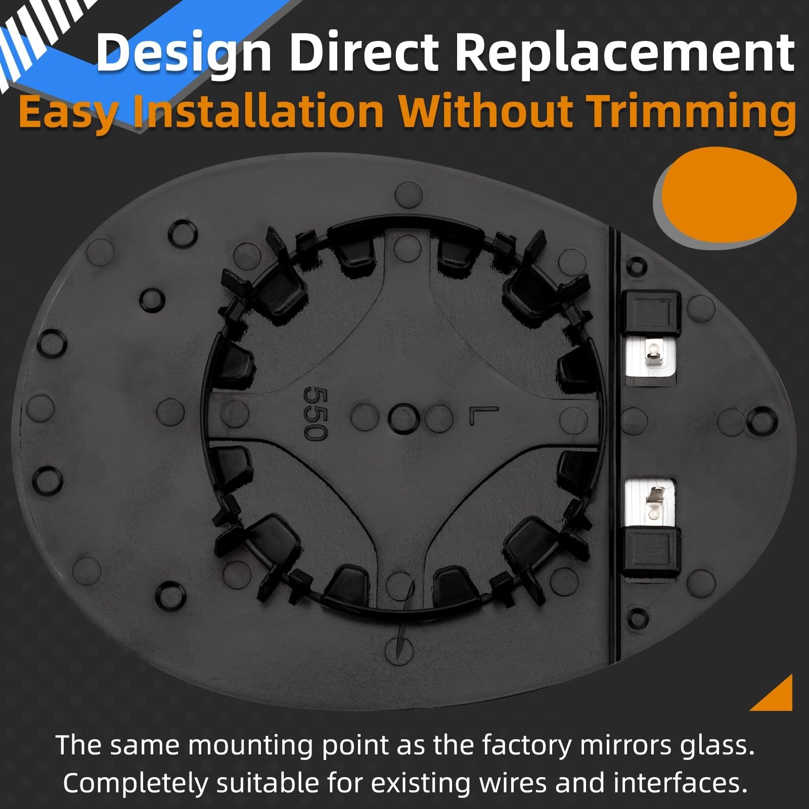 Driver Side Mirror Replacement for Mini Cooper 2007 2008 2009 2010 2011 2012 ...