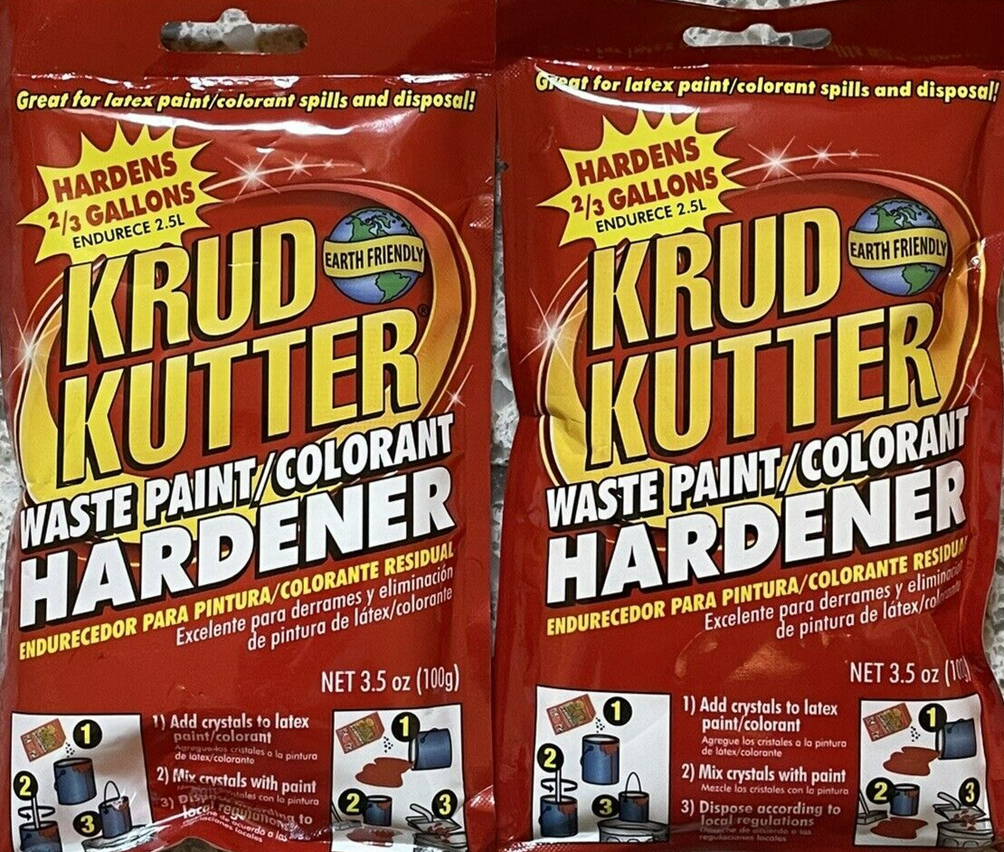 2 3.5-ounce Packages - Krud Kutter Waste Paint / Colorant Hardener