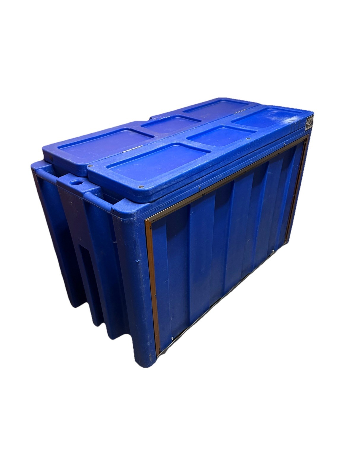 IRP Arctic Blue Insulated Commercial Concession Rolling Ice Chest Cooler READ