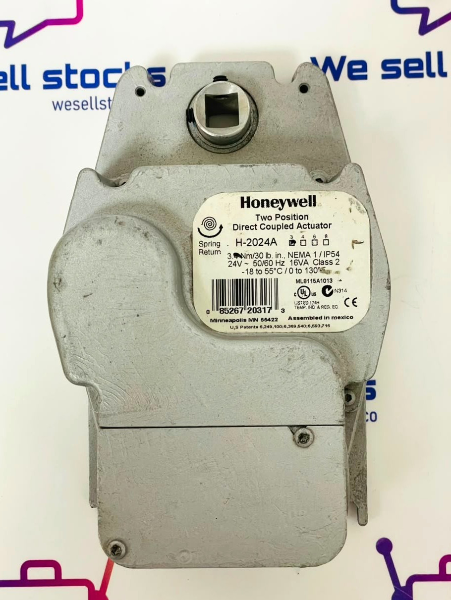 Honeywell H-2024A Spring Return Damper Actuator ML8115A1013 24V