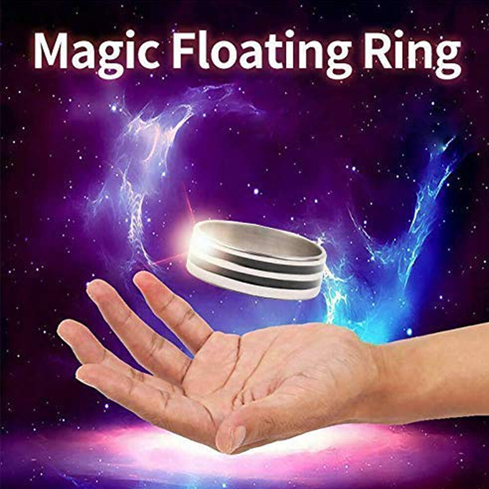 Magic Tricks Pro Ring Strong Magnetic Magnet Ring Finger Decoration Magic Props
