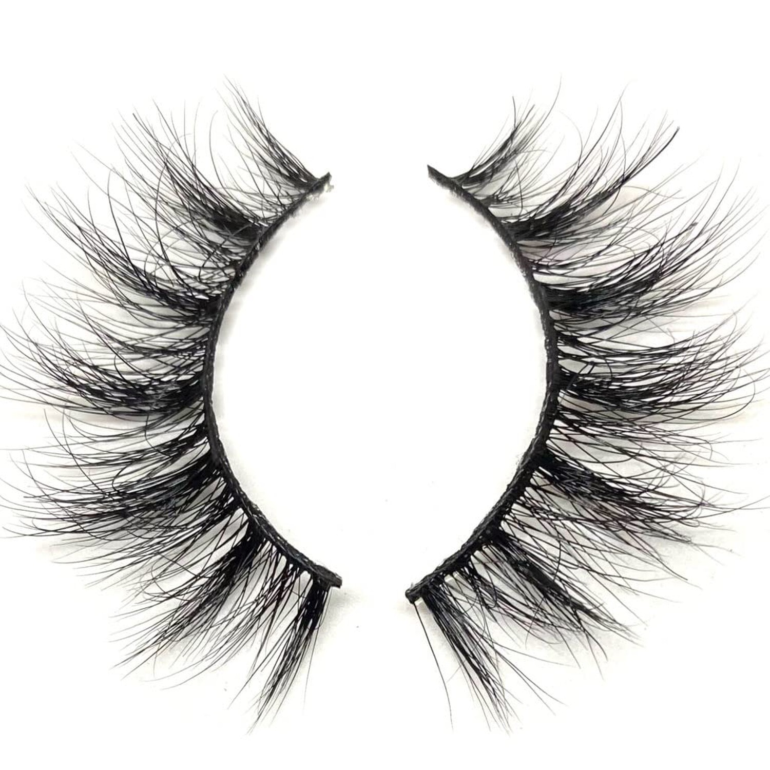 Starry-Eyed False Eyelashes by Uptown Lashes, Lash Strips in Mink & Silk Synt...
