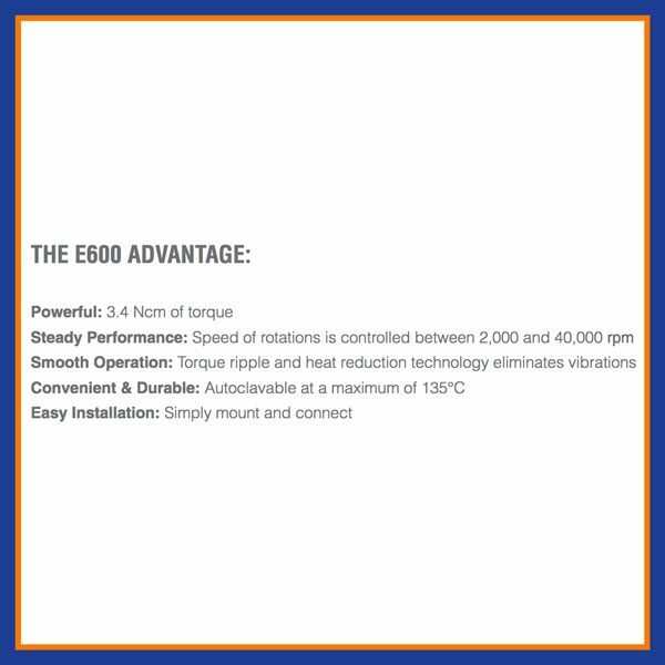 E600B Built-In Electric Handpiece System MT6002