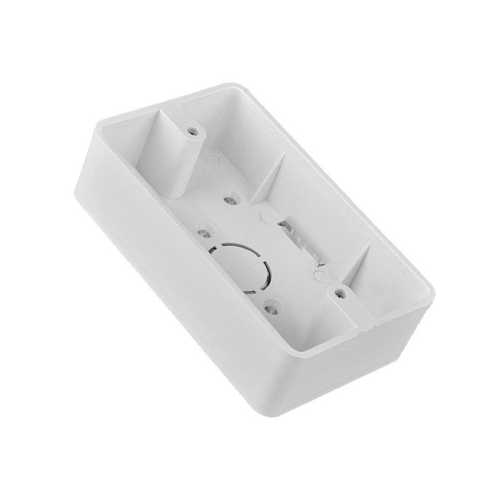 Exterior Mount 118 Type Switch and Socket Enclosure White PC 119x73x33 mm