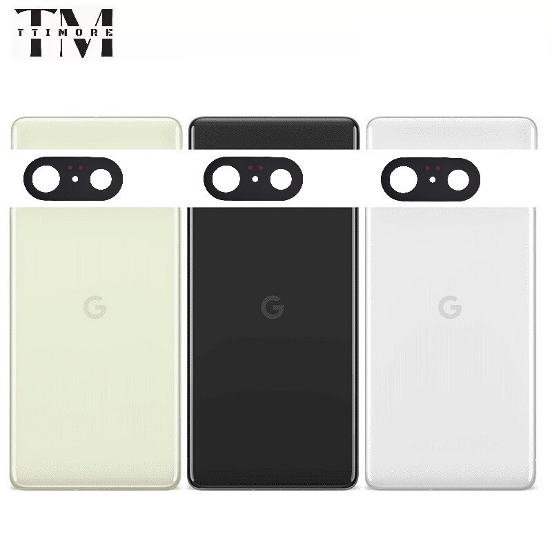 Back Glass Top Panel Bottom Cover Camera Lens Fit for Google Pixel 7 Replacement