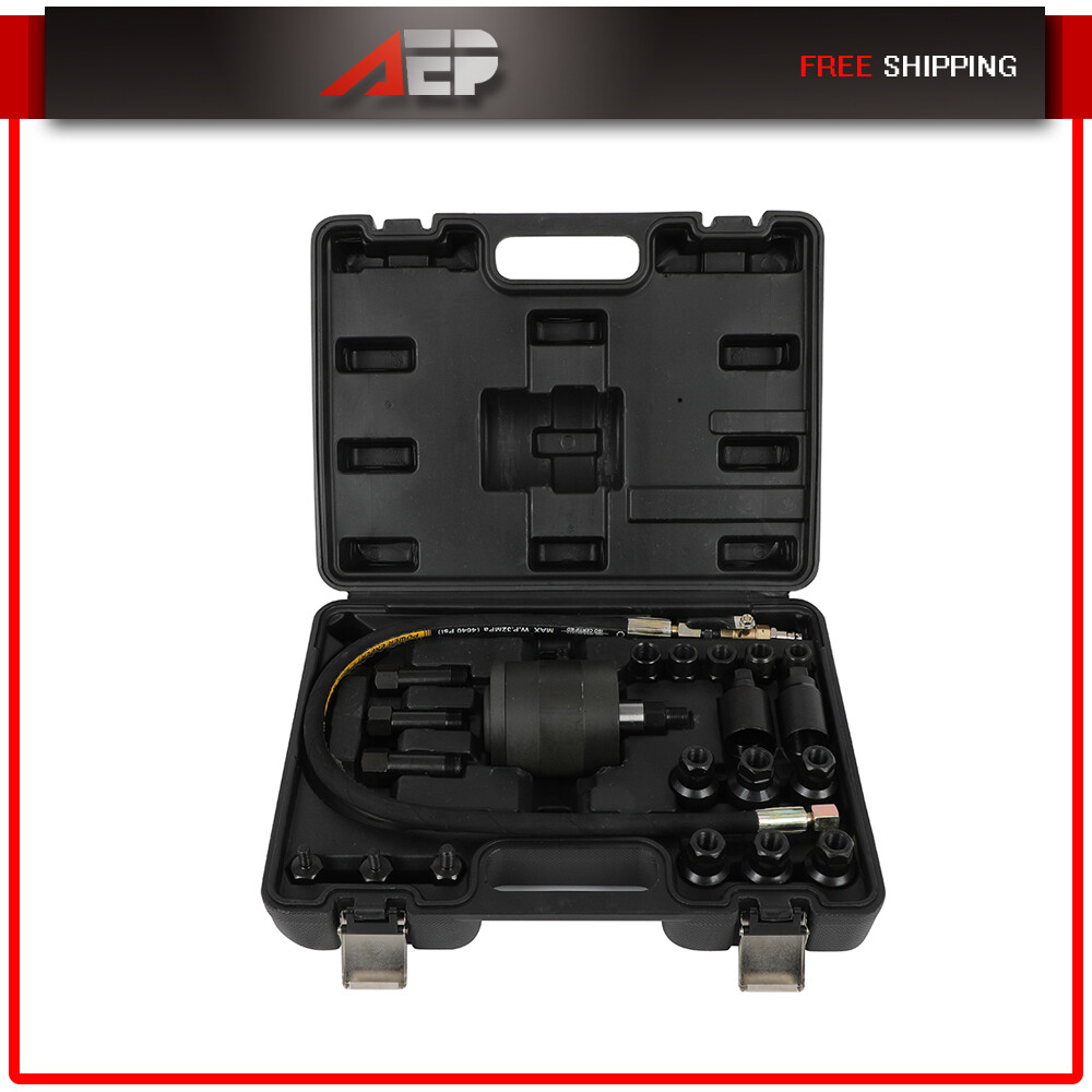 21PCS Removal Tool Sets Diesel Fuel Pneumatic Puller Set for Injectors